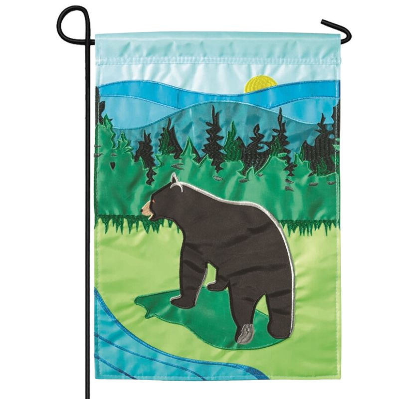 Mountain Bear Garden Flag